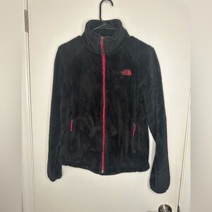 The North Face Women’s Osito Full Zip Jacket - Black & Pink - Size Small